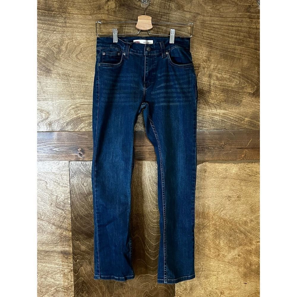 Levi Strauss‎ Co 511 Slim Fit Jeans Dark Wash Kids Size 14 Reg W27 L27